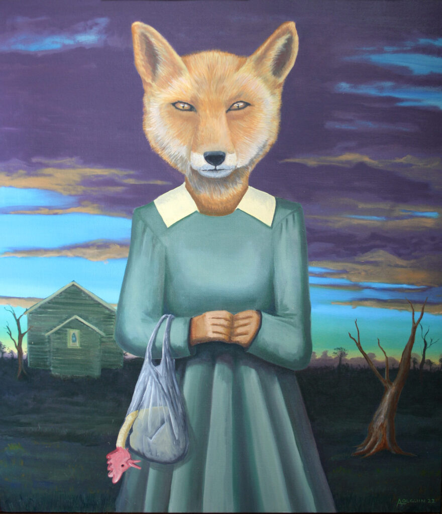 Imminent Eviction Oil on Canvas