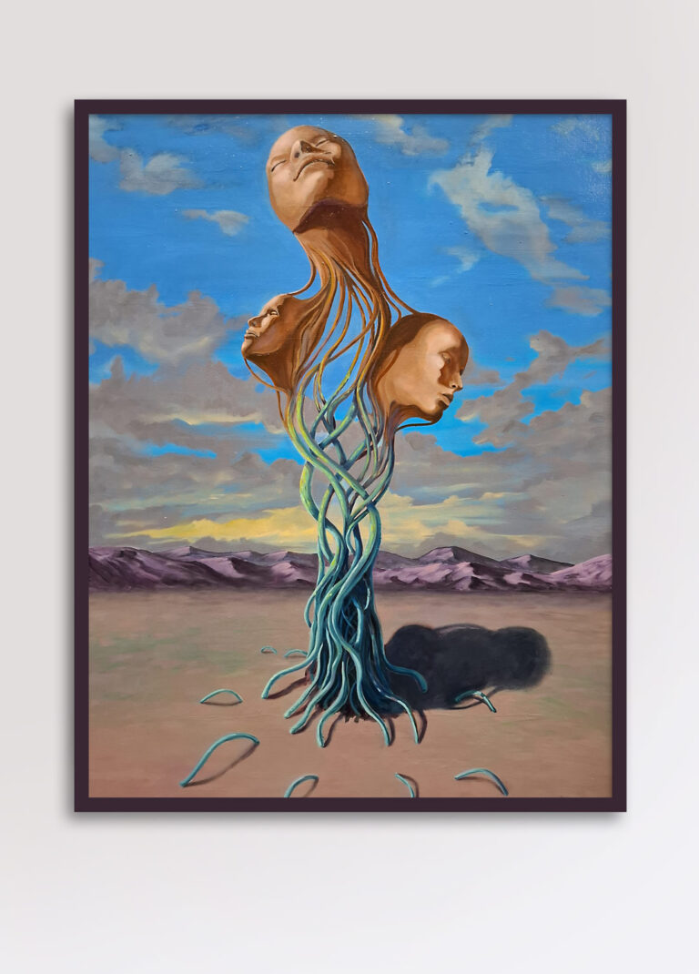 Full Carpophore Oil on Canvas PAinting